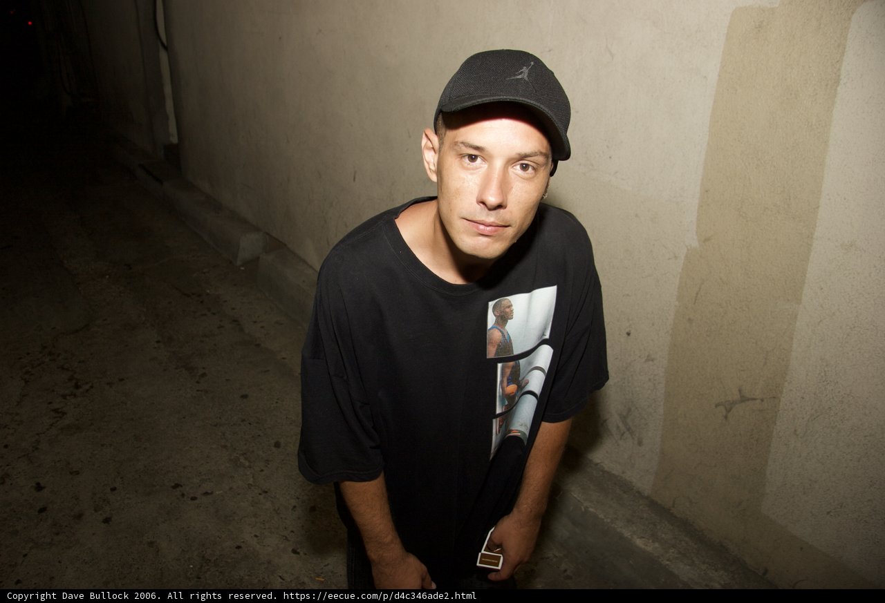 Portrait of Dj S wearing a black T-shirt and baseball cap