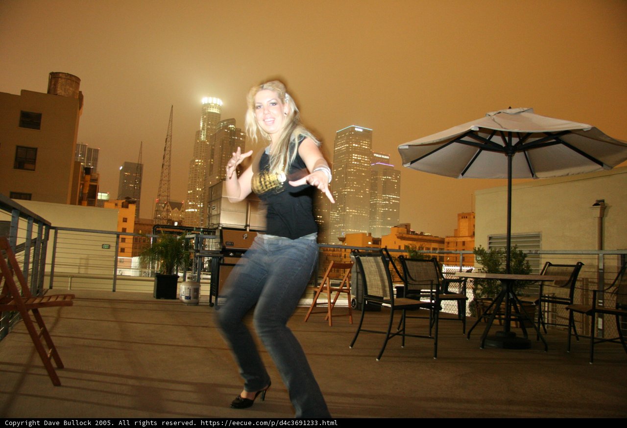 Rooftop Frisbee Fun