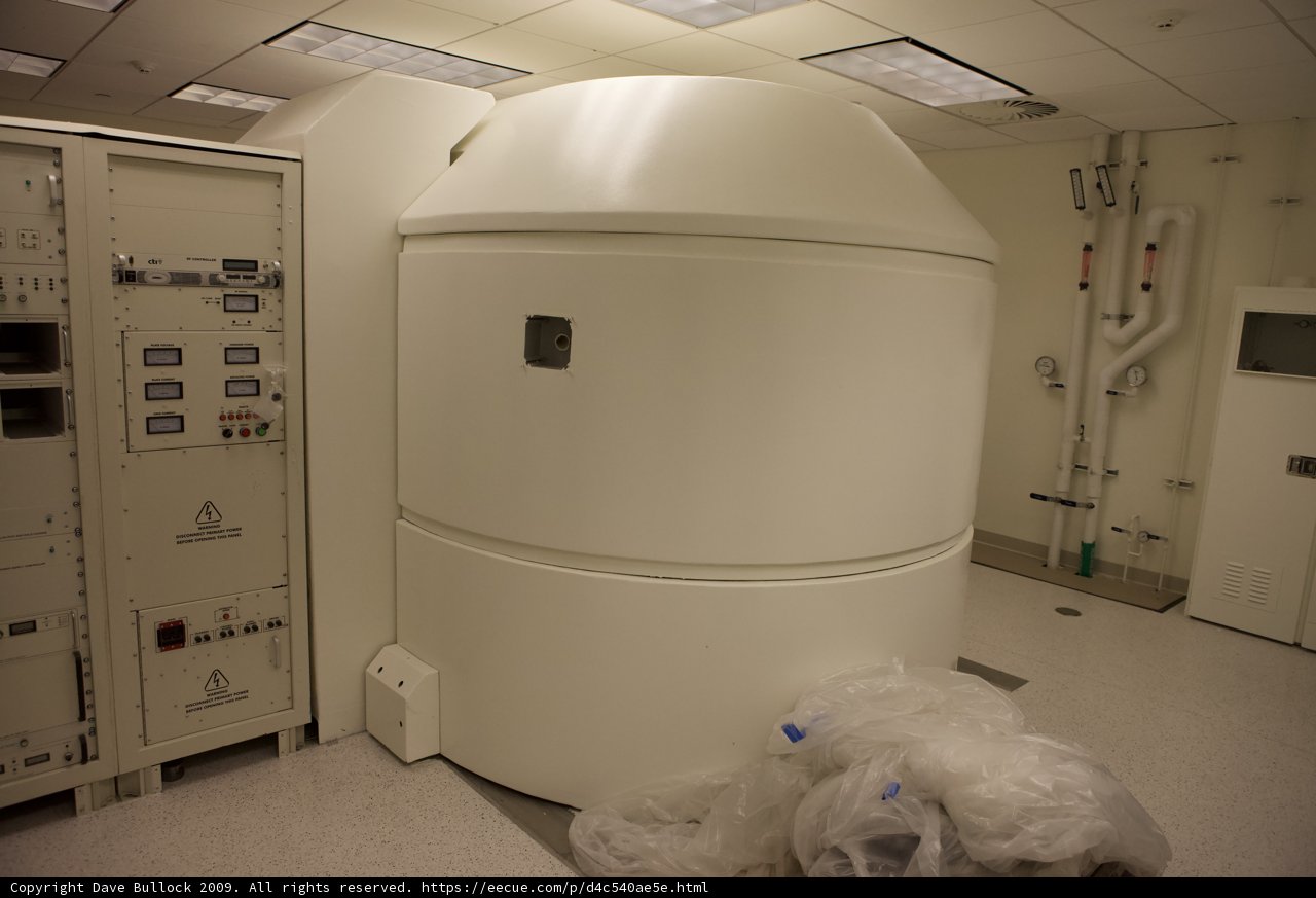 The White Machine and its Bag in a Hospital Room