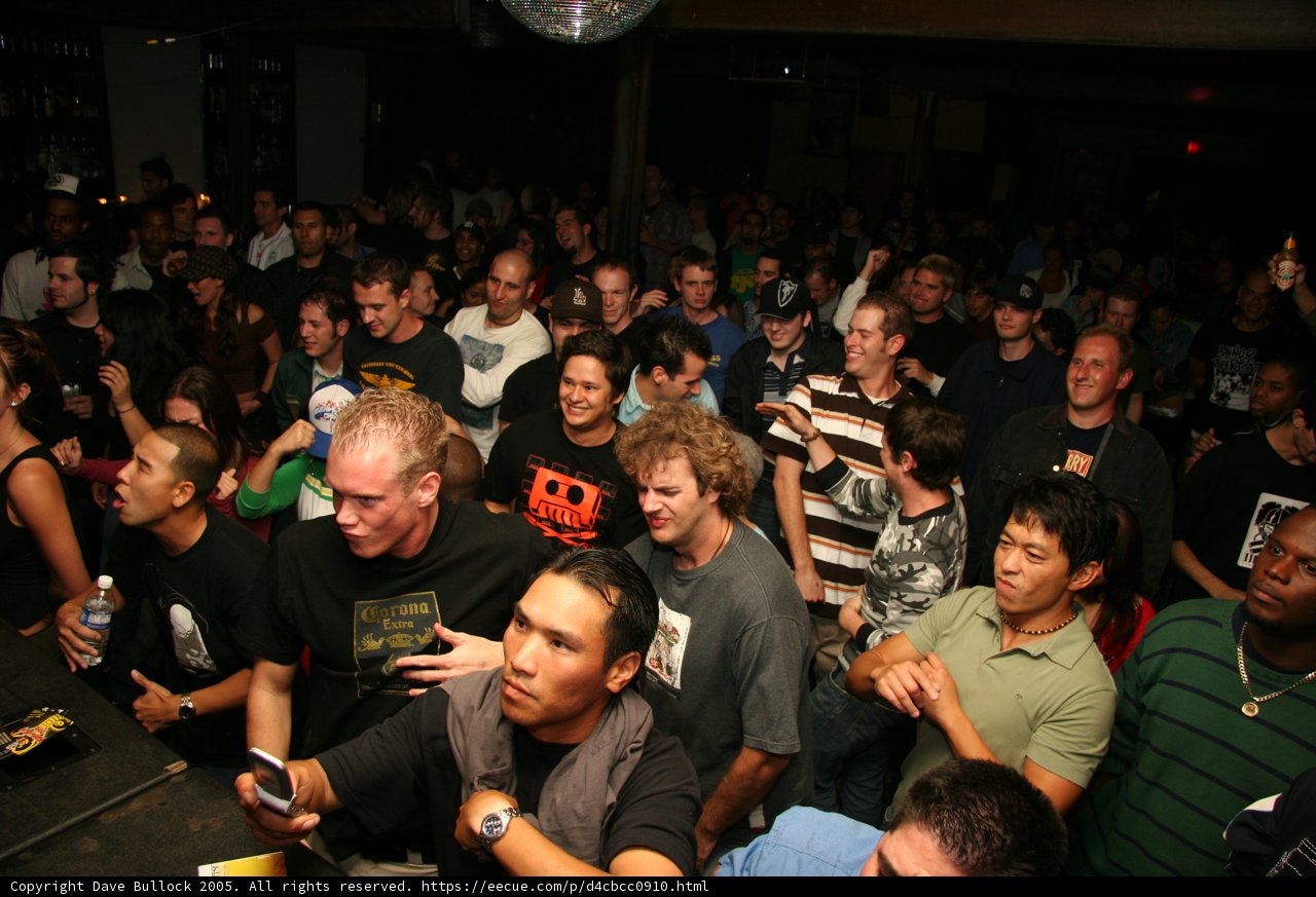 Crowd Goes Wild at Nightclub Concert