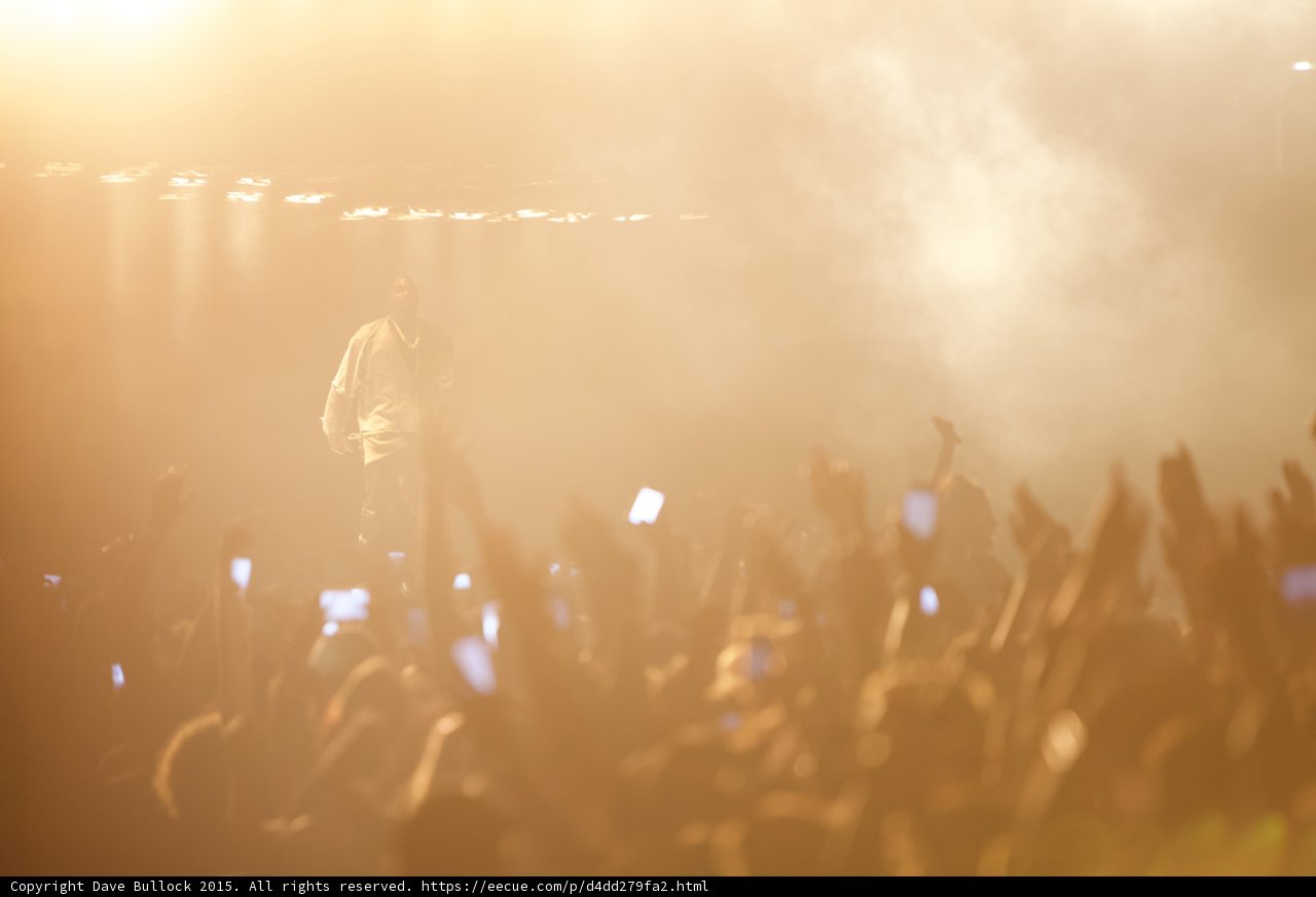 Kanye West Amid Fog Cloud