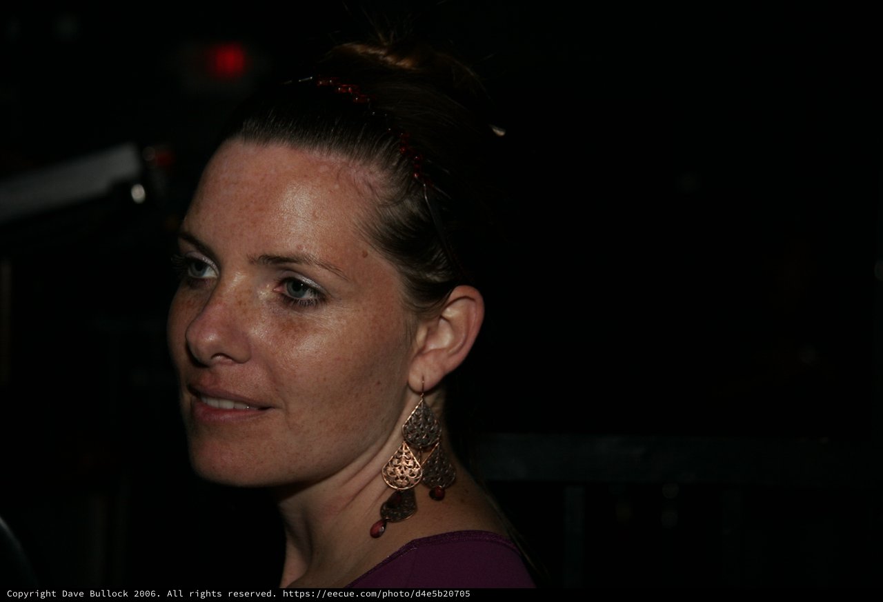 Penelope in Dramatic Low-Light Portrait, 2006