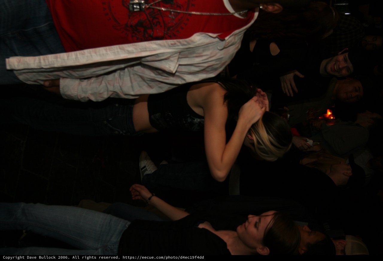 Night Club Dance Floor Energy in Dark Venue