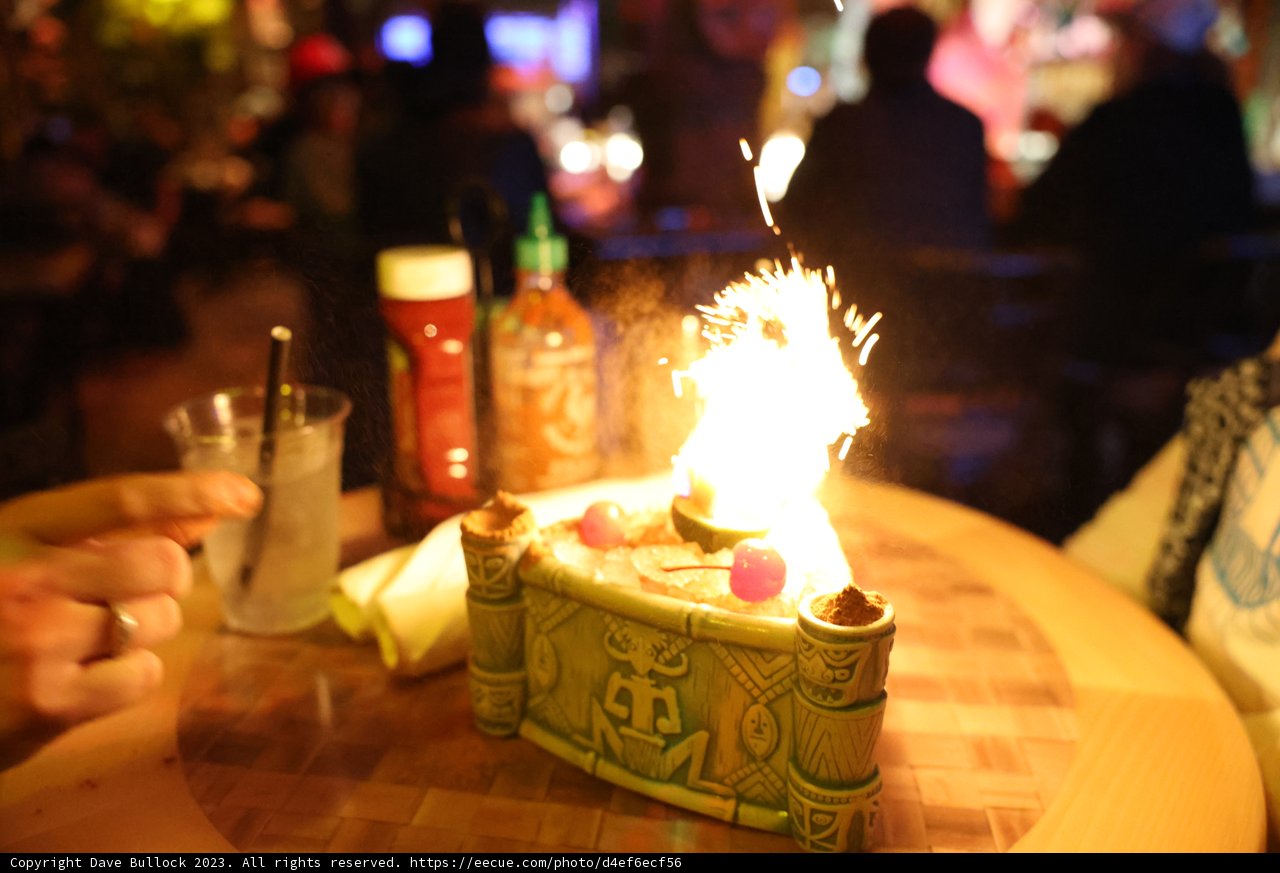 Fiery Birthday Celebration