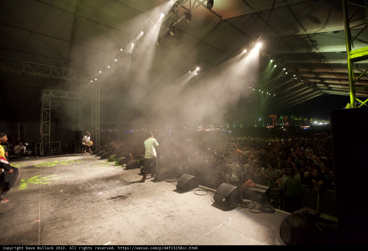 Smoke-Filled Crowd at Coachella