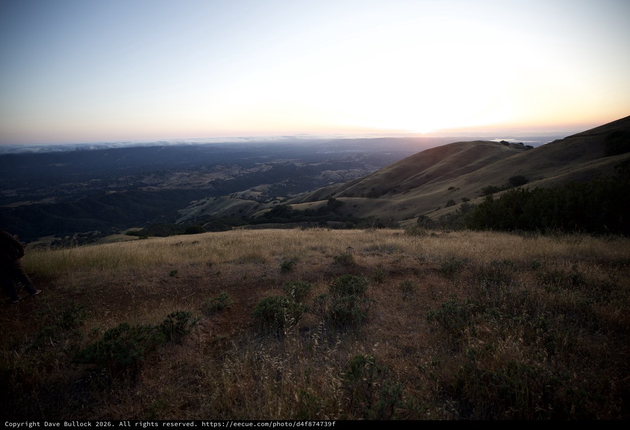 Golden Hour Vista from Mount Diablo's Juniper Canyon