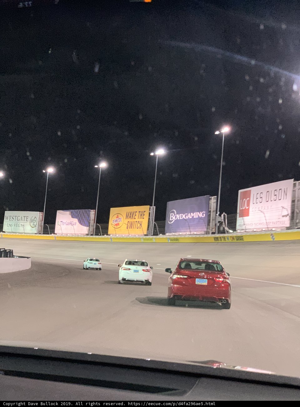 Night Drive at Las Vegas Motor Speedway