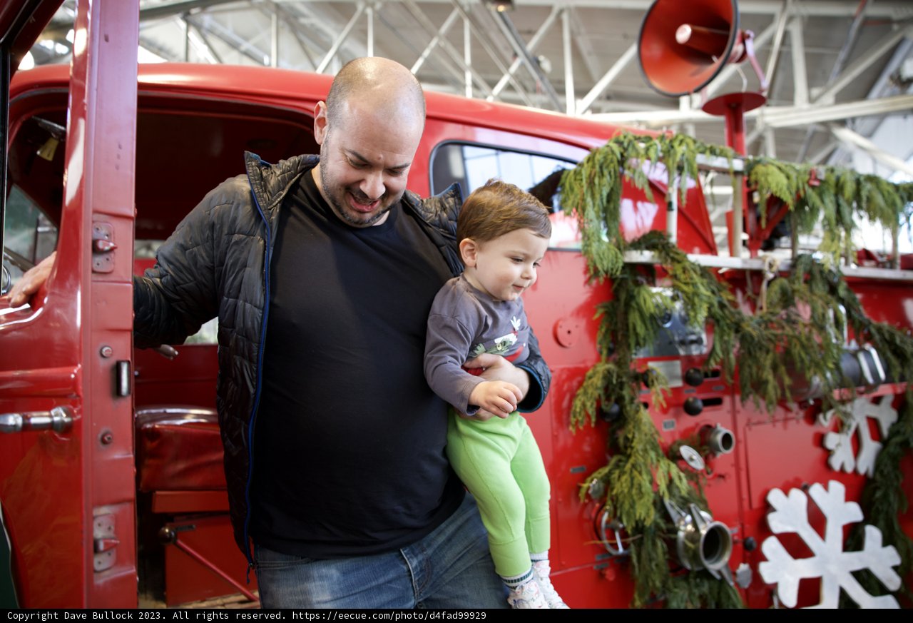 Holiday Heroes: Wesley and Dave B's Fire Station Visit
