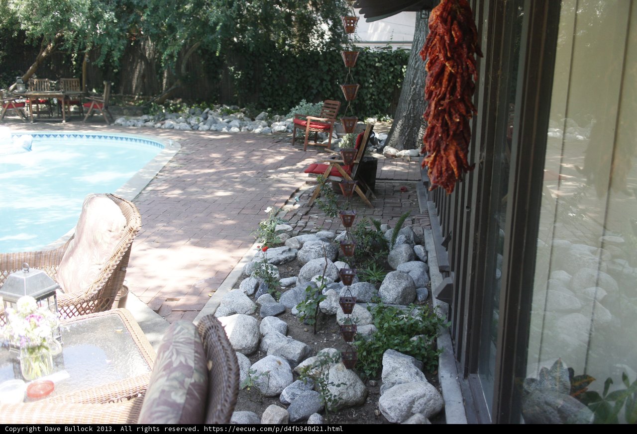 Serene Poolside Patio Retreat