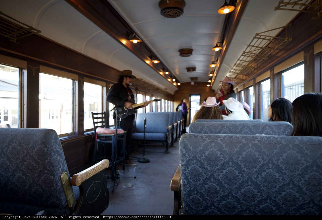 Wild West Train Robbery Reenactment Performance