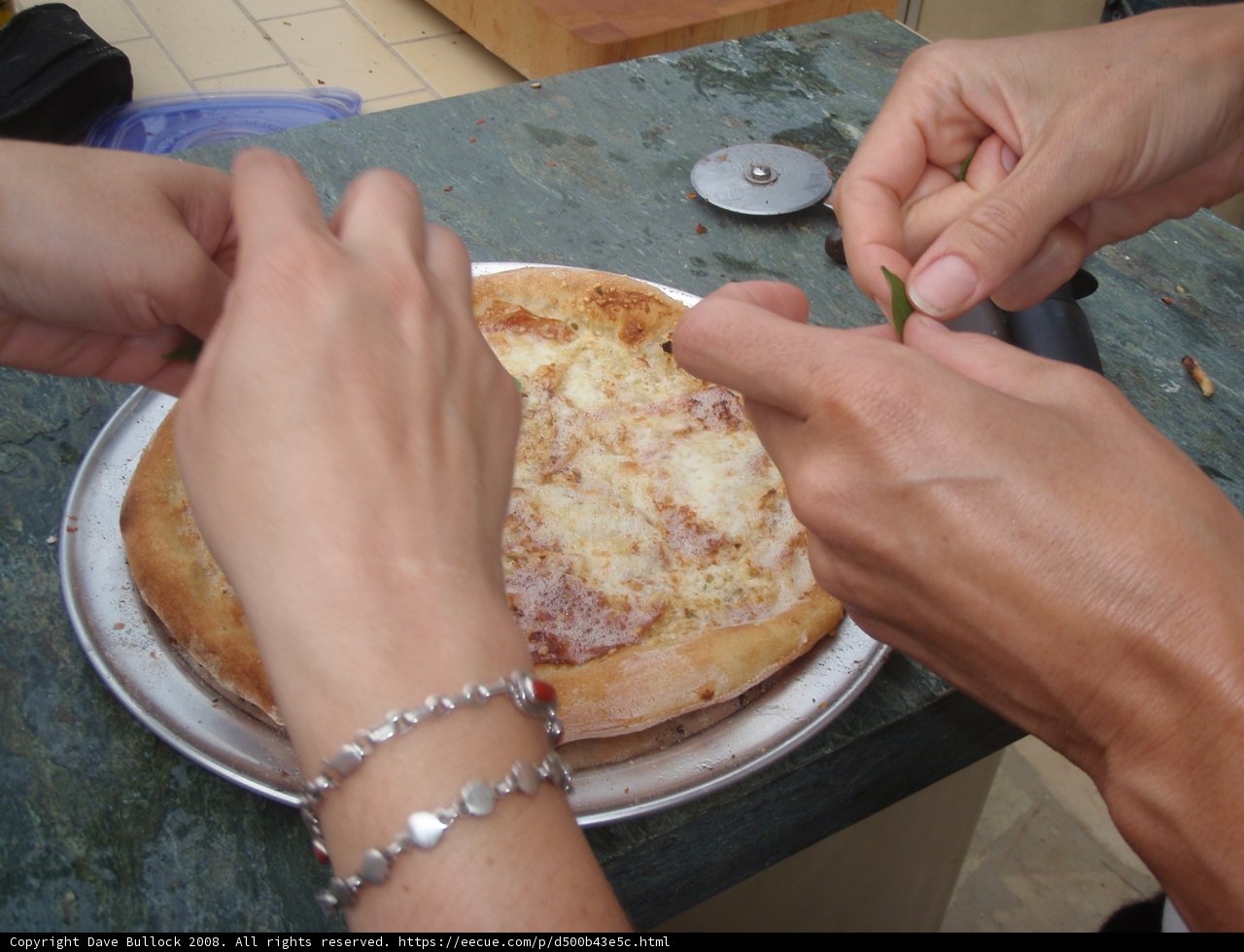 Pizza Cutting Party