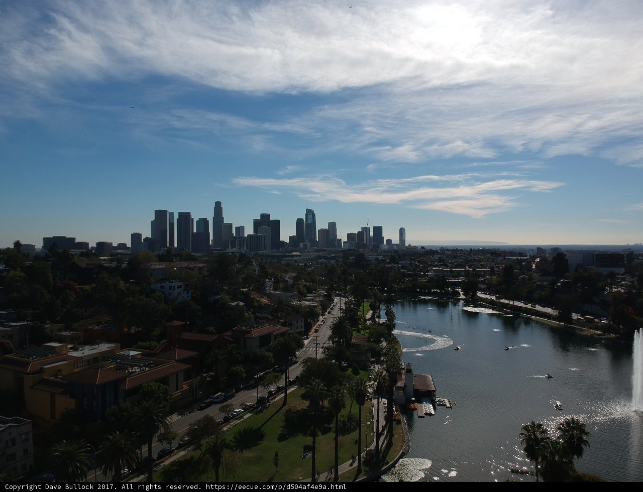 Aerial View of bustling metropolis and waterfront
