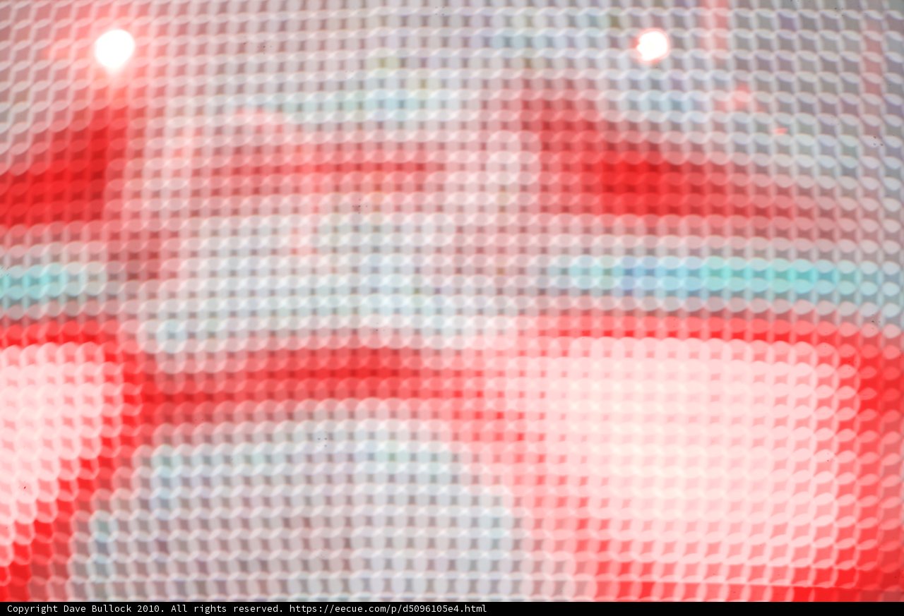 Red and White Screen Pattern