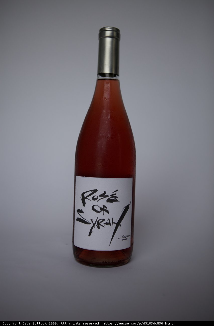 Rose of Sydney Wine Bottle