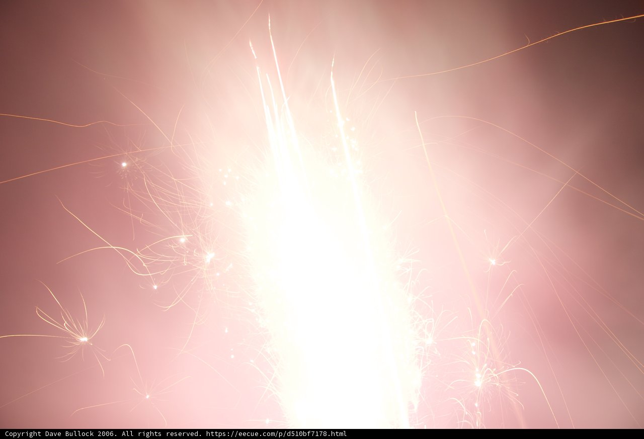 Pink Sparkler Shines Bright