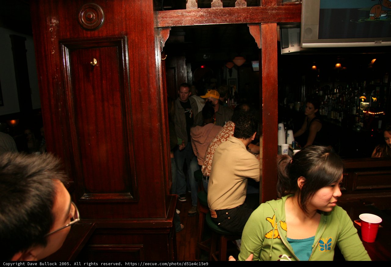 Night Out at the Green Bar