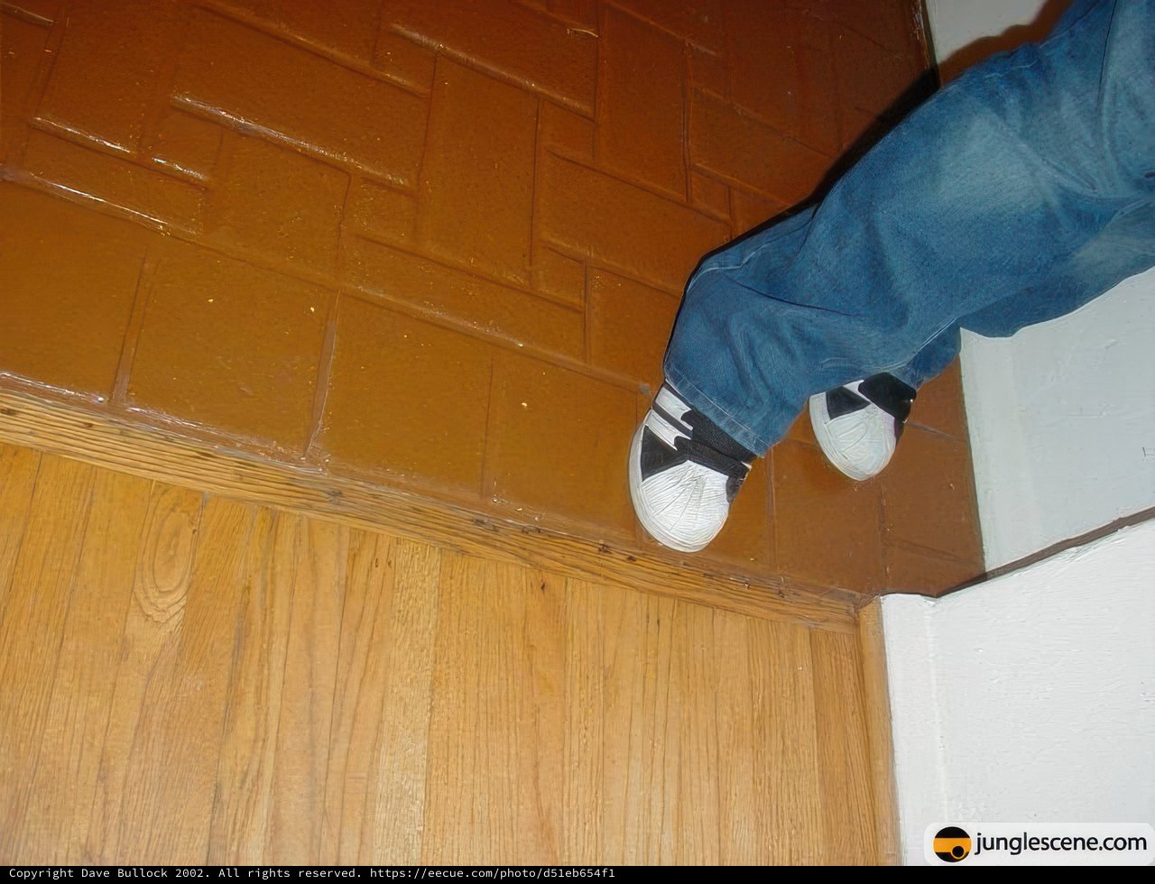 Standing on Solid Plywood Floor
