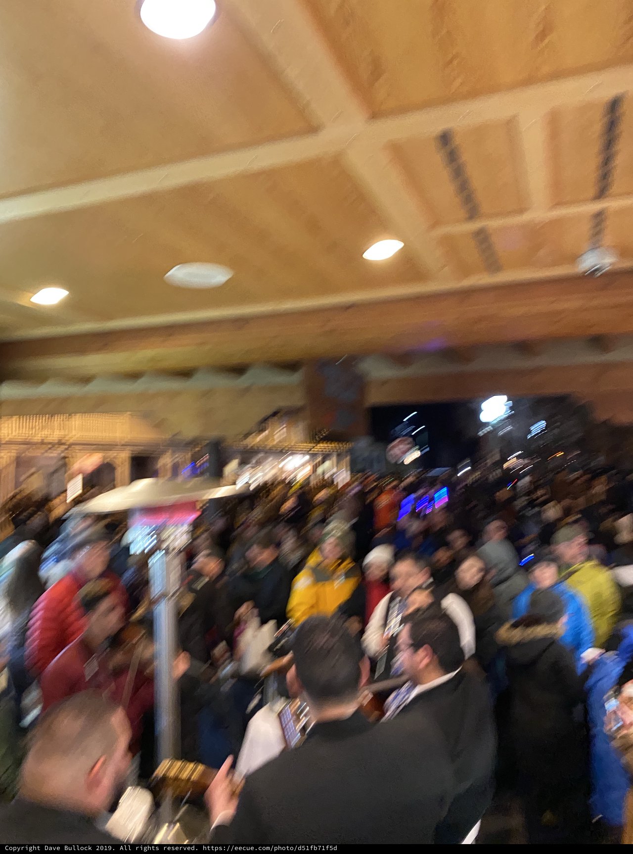 Standing Ovation at Crowded Indoor Event