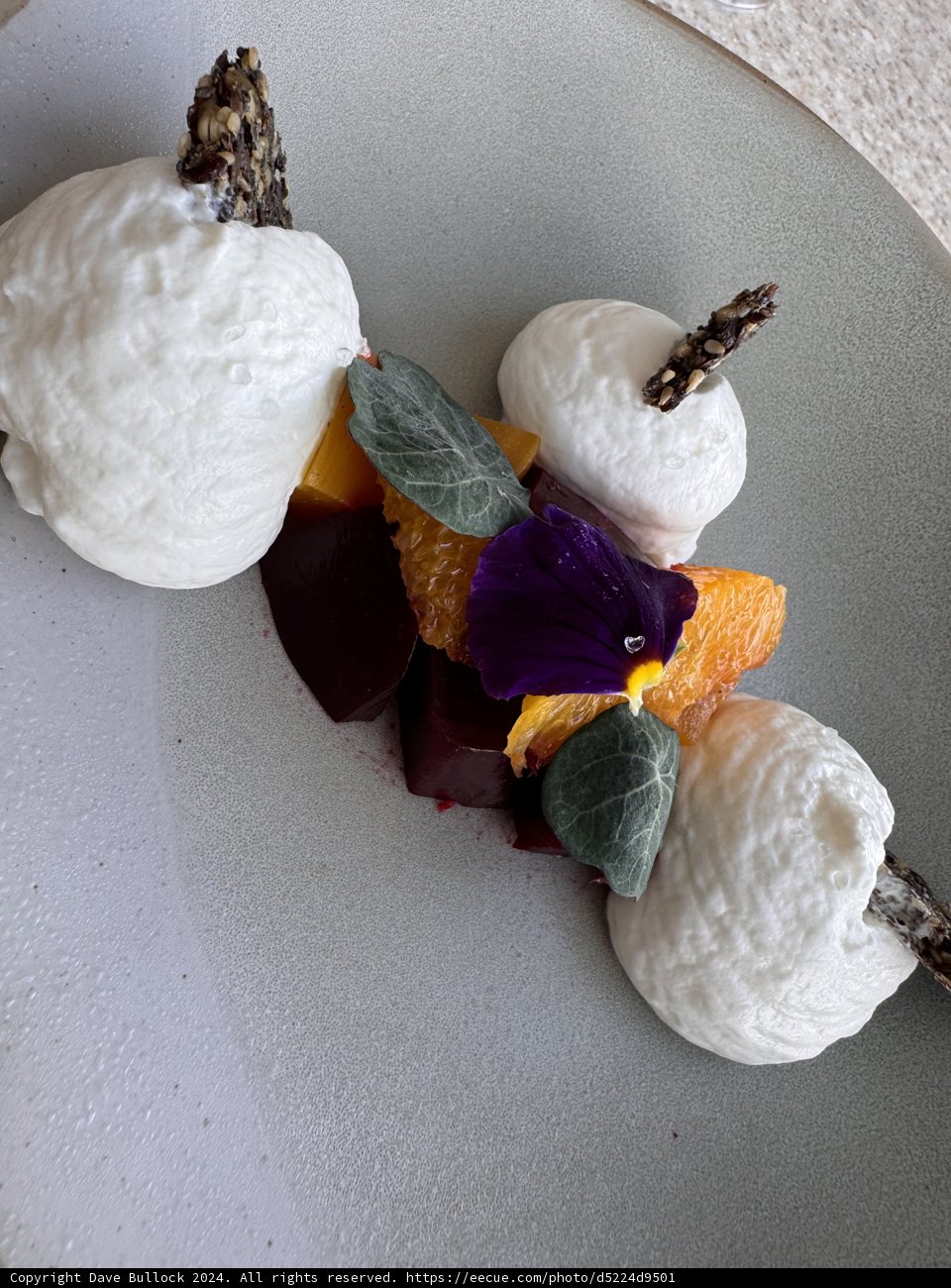 Tropical Elegance in Dessert Form