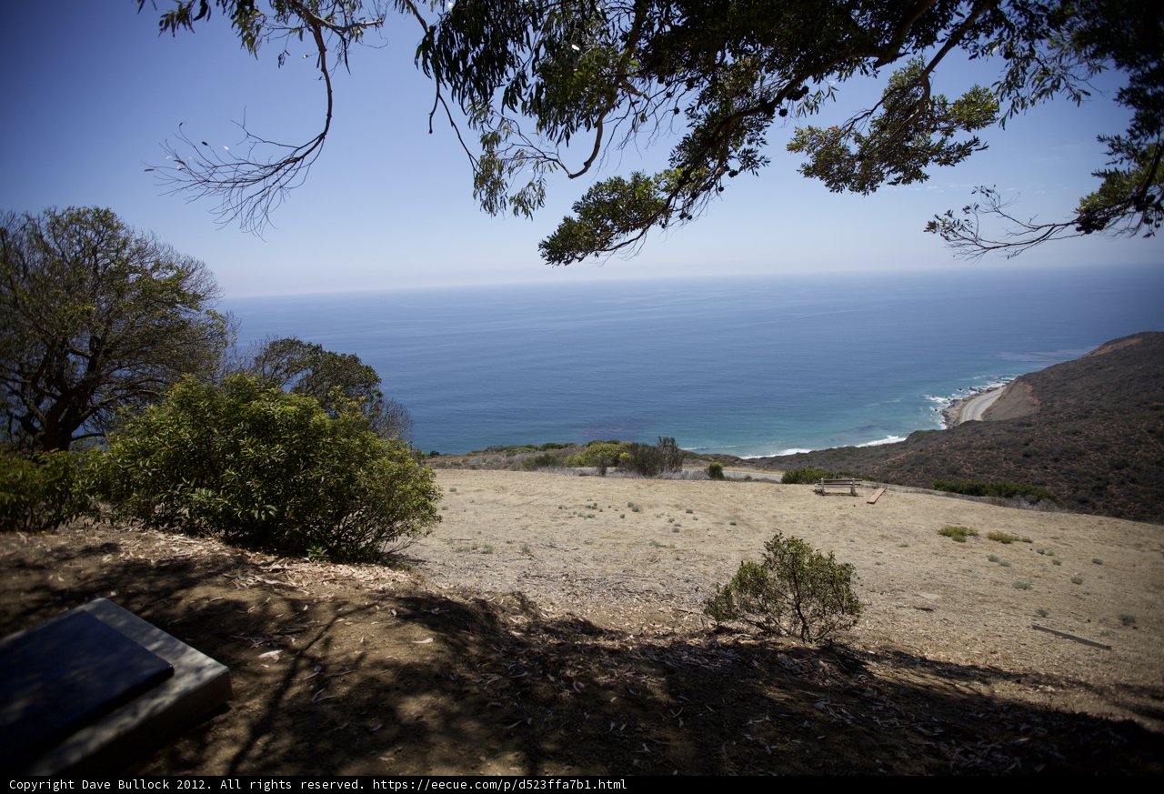 Ocean View from a Hillside