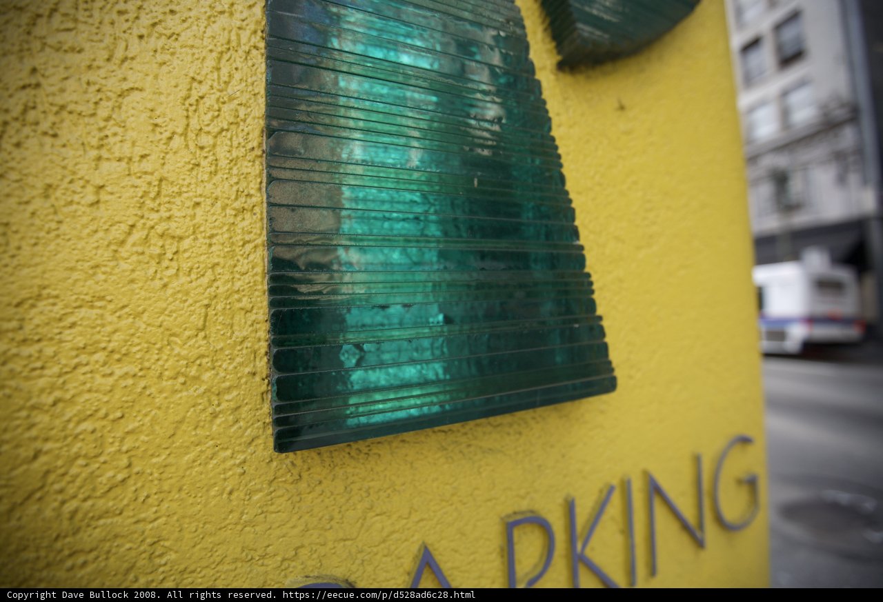 Parking Sign in the City