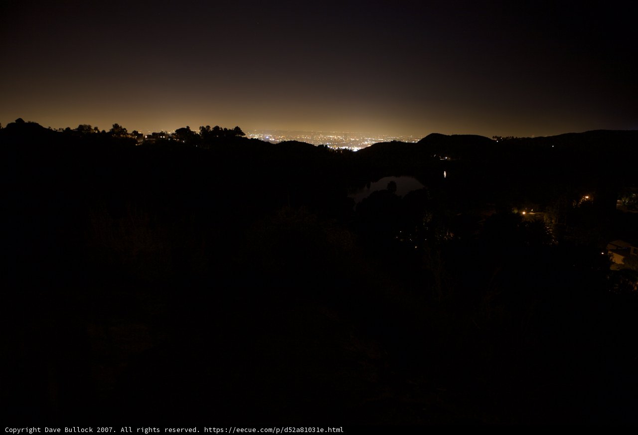 Silhouettes of the City Lights