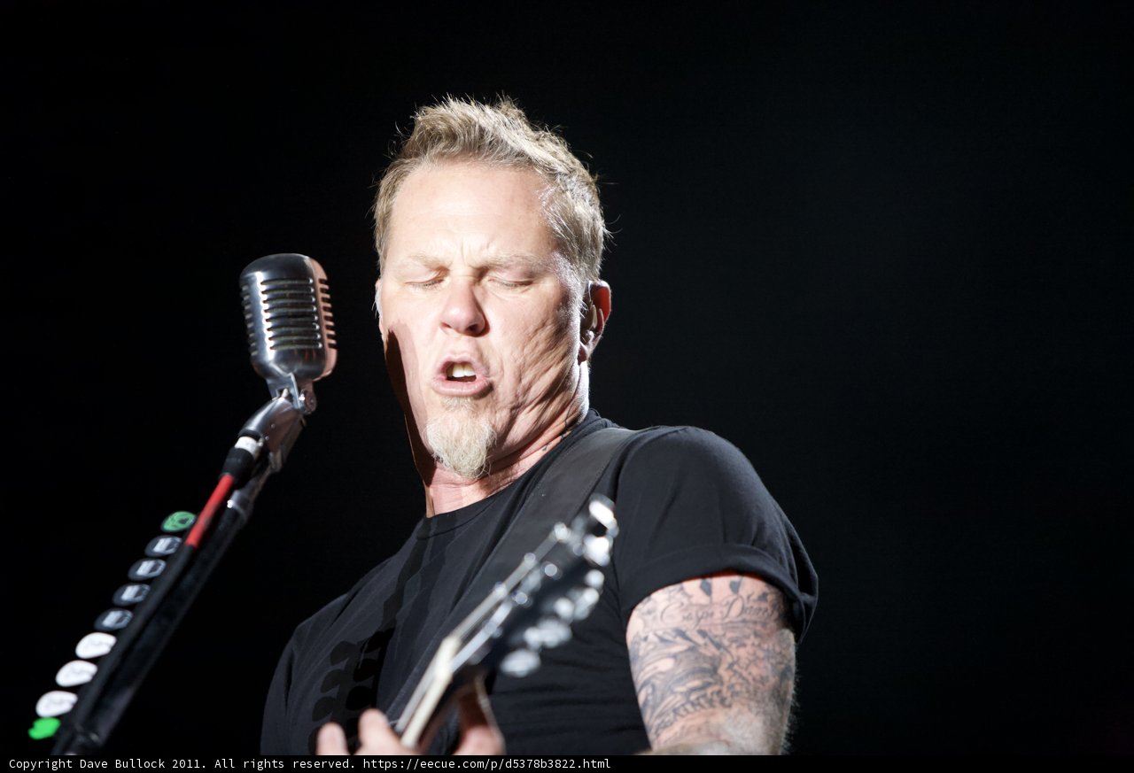 James Hetfield Rocks the Crowd at Big Four Festival