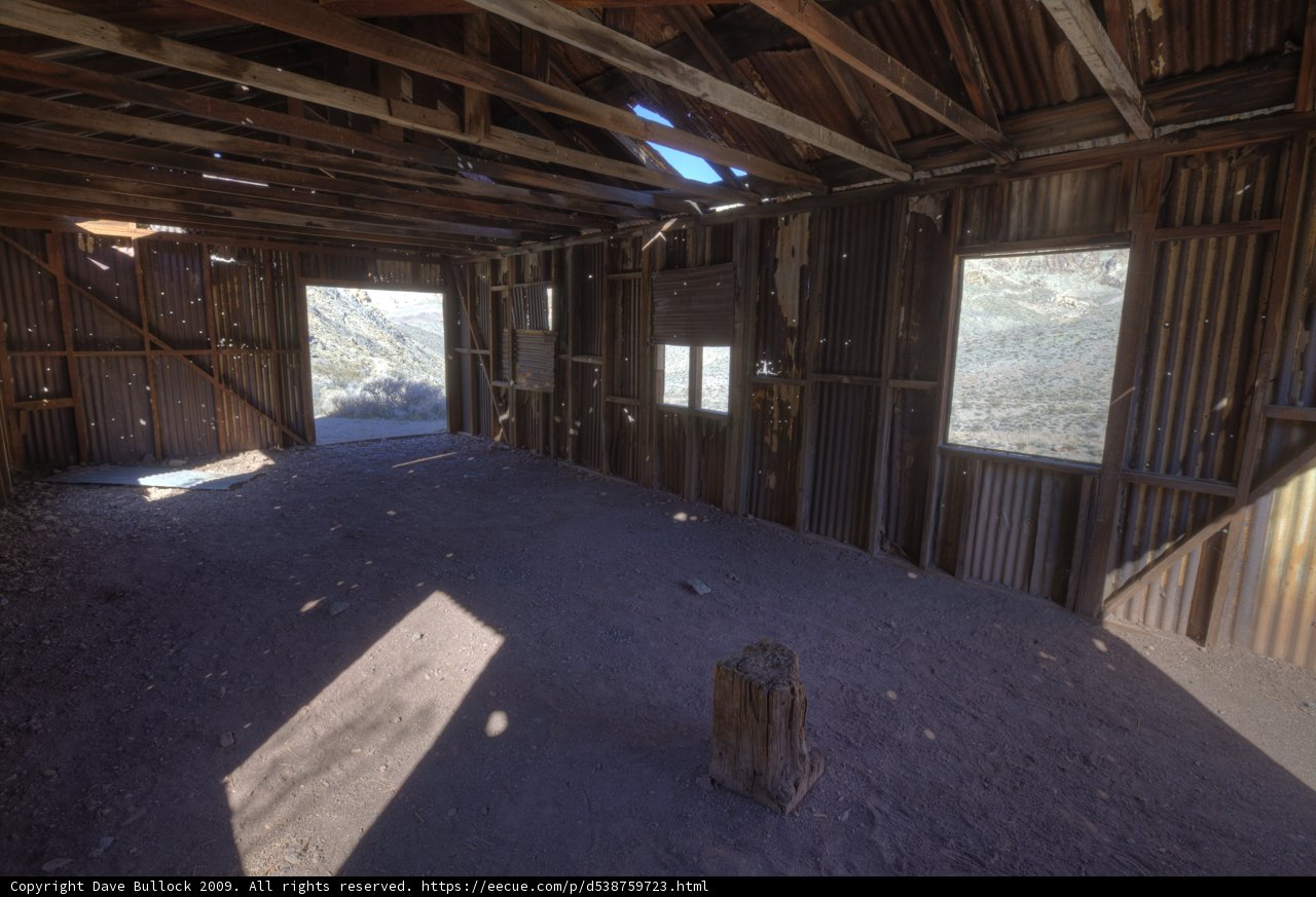 Abandoned Wooden Building Standing the Test of Time