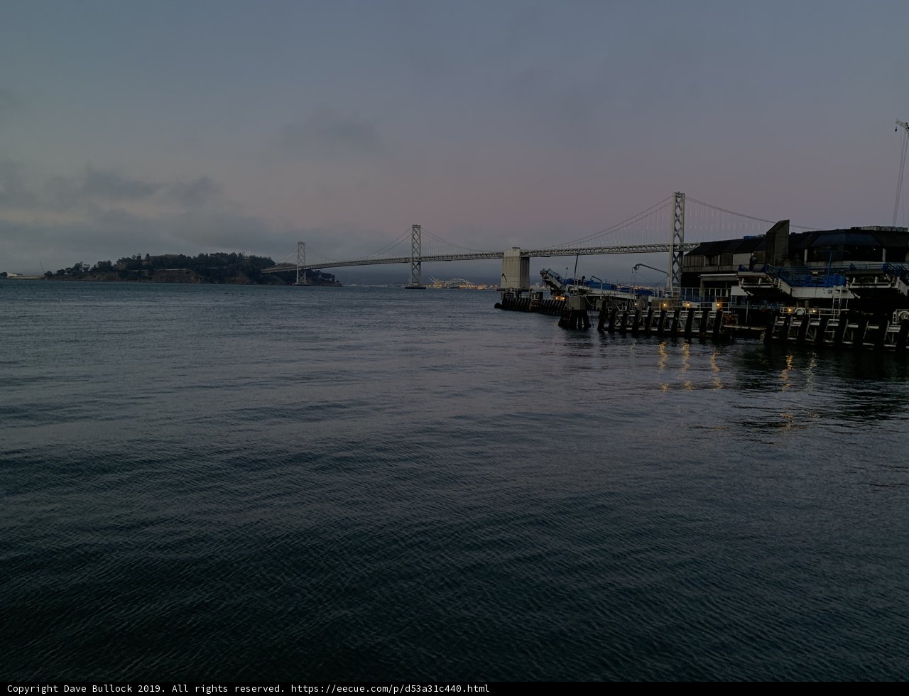 Bay Bridge View from Ferry Terminal