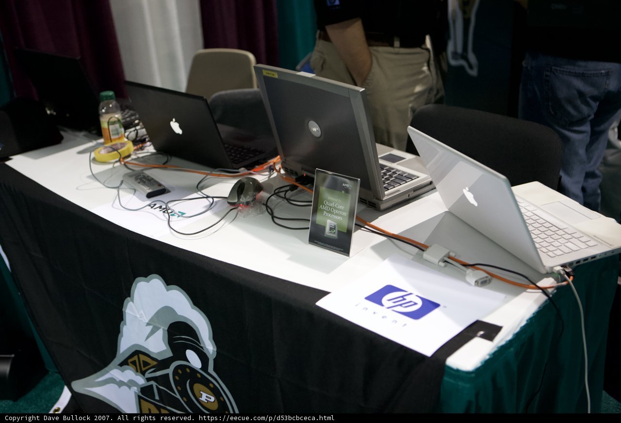 Three Laptops on a Table