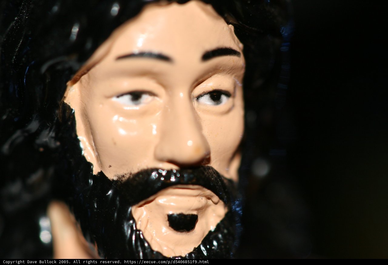 Jesus Figurine Close-Up