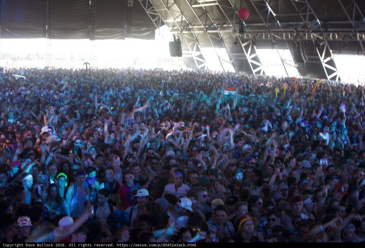 Coachella Music Festival Crowd