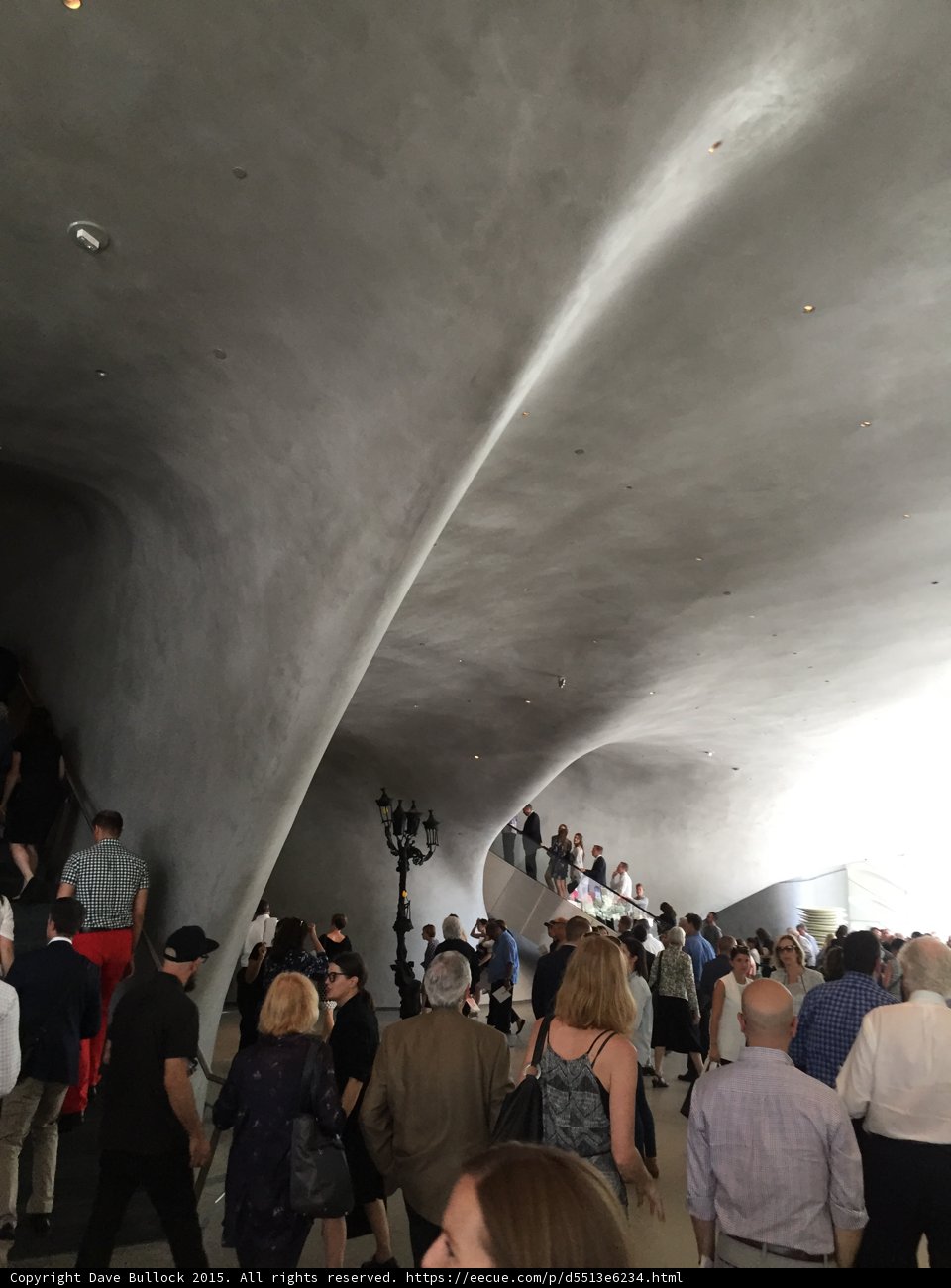 Curved Ceiling at The Broad
