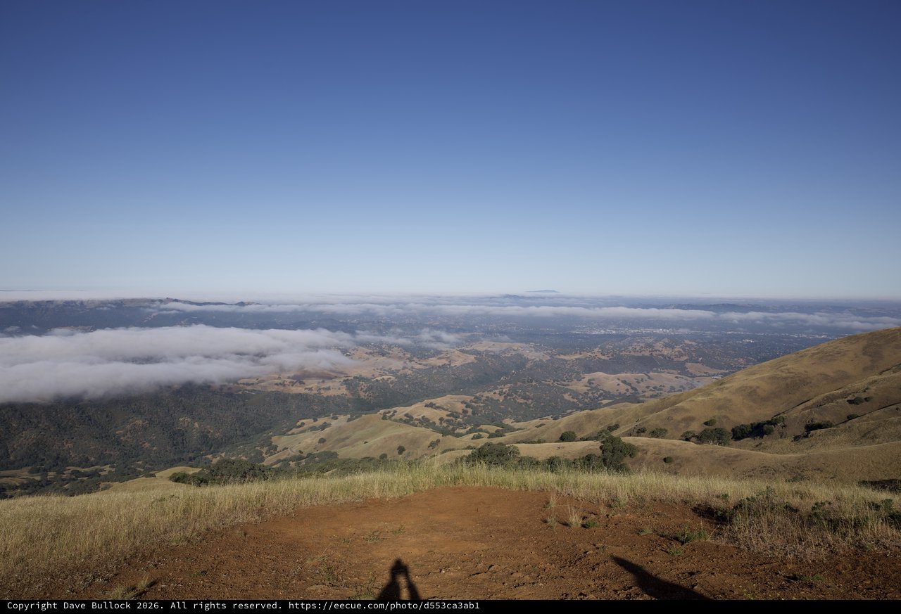Above the Clouds at Mount Diablo Summit