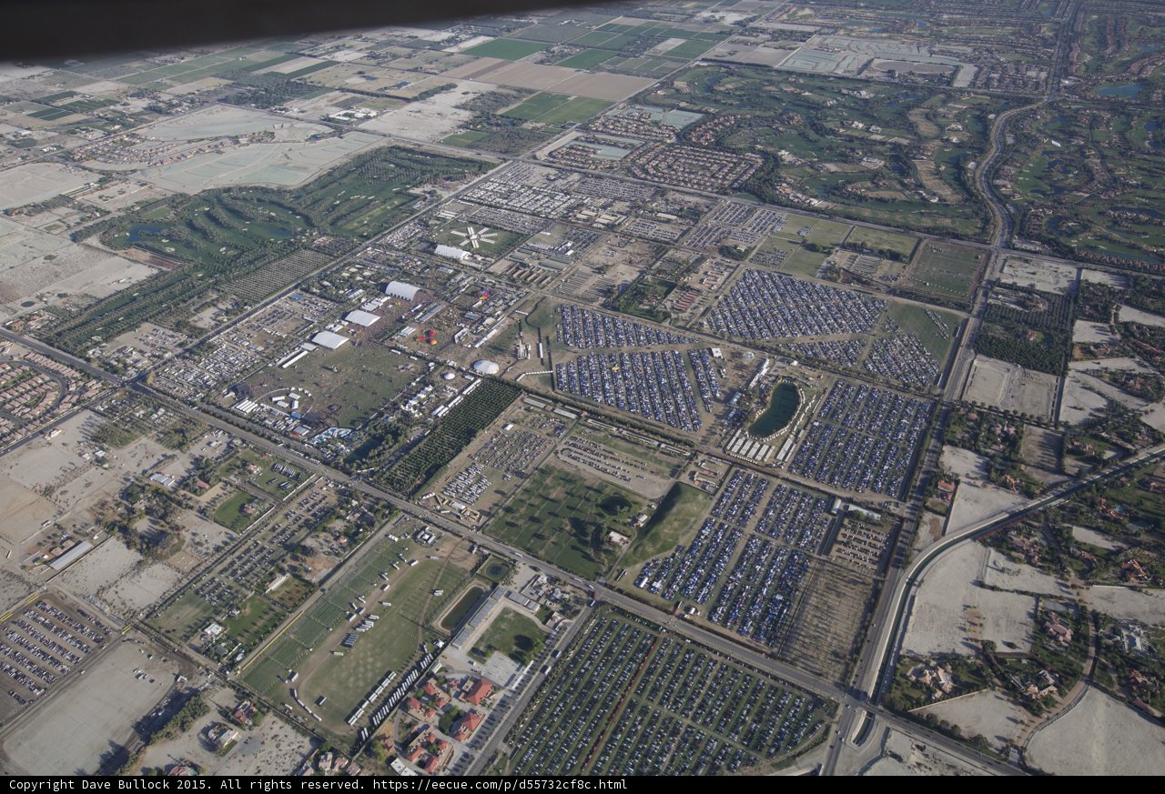 Aerial View of Indio, Southwest Extreme Triangle