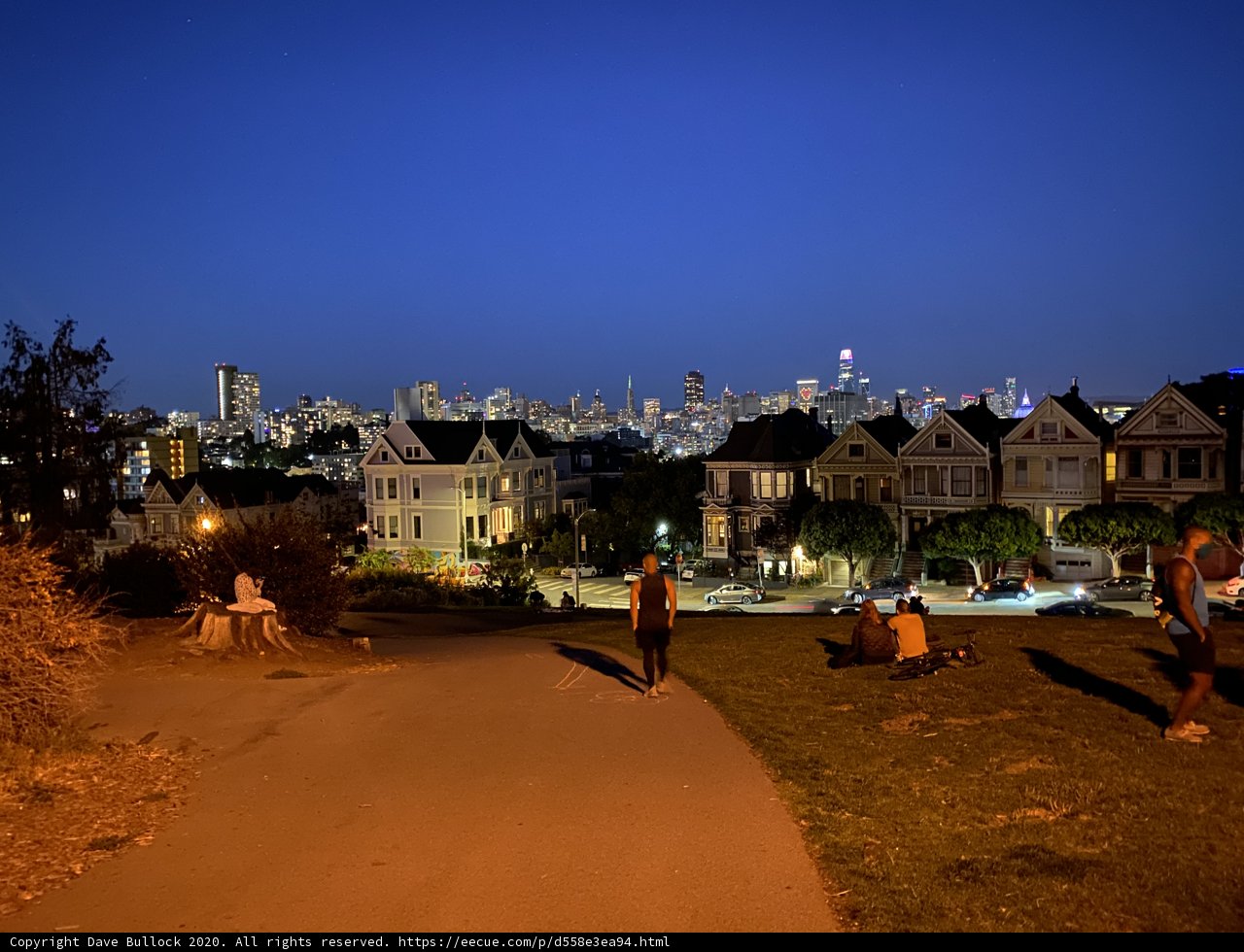A Tranquil Evening at Alamo Square