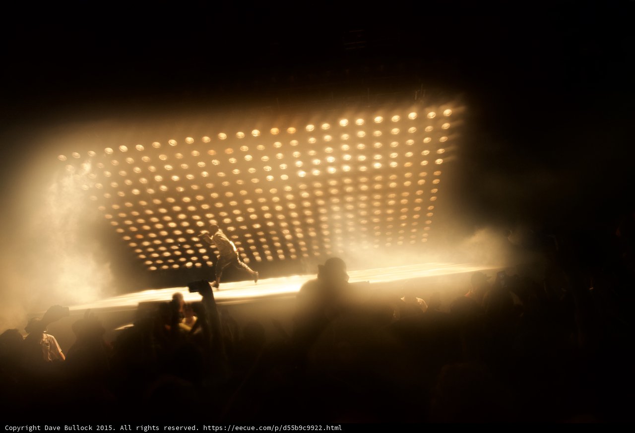 Kanye West Running Stage