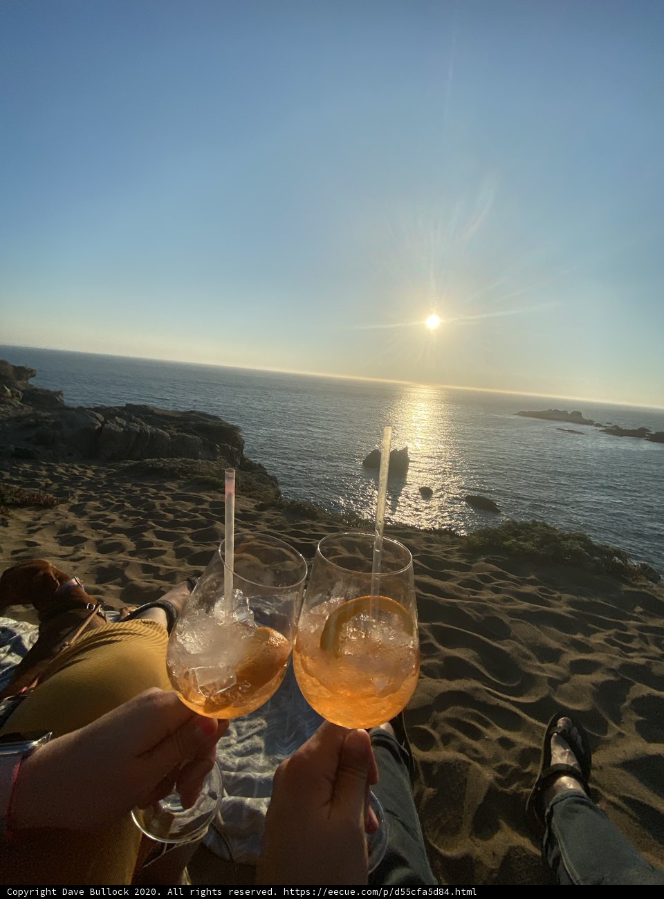 Sunset Drinks on the Beach
