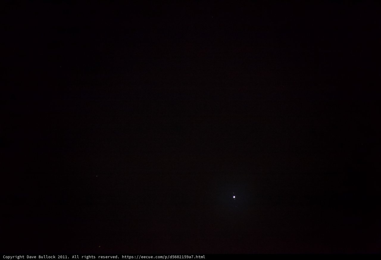 Glowing Flare in the Night Sky