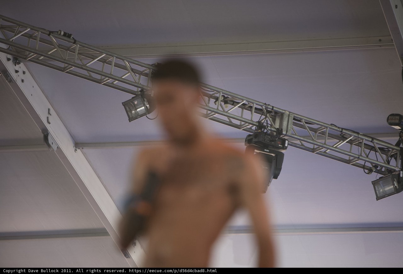 Backstage performance at Coachella 2011