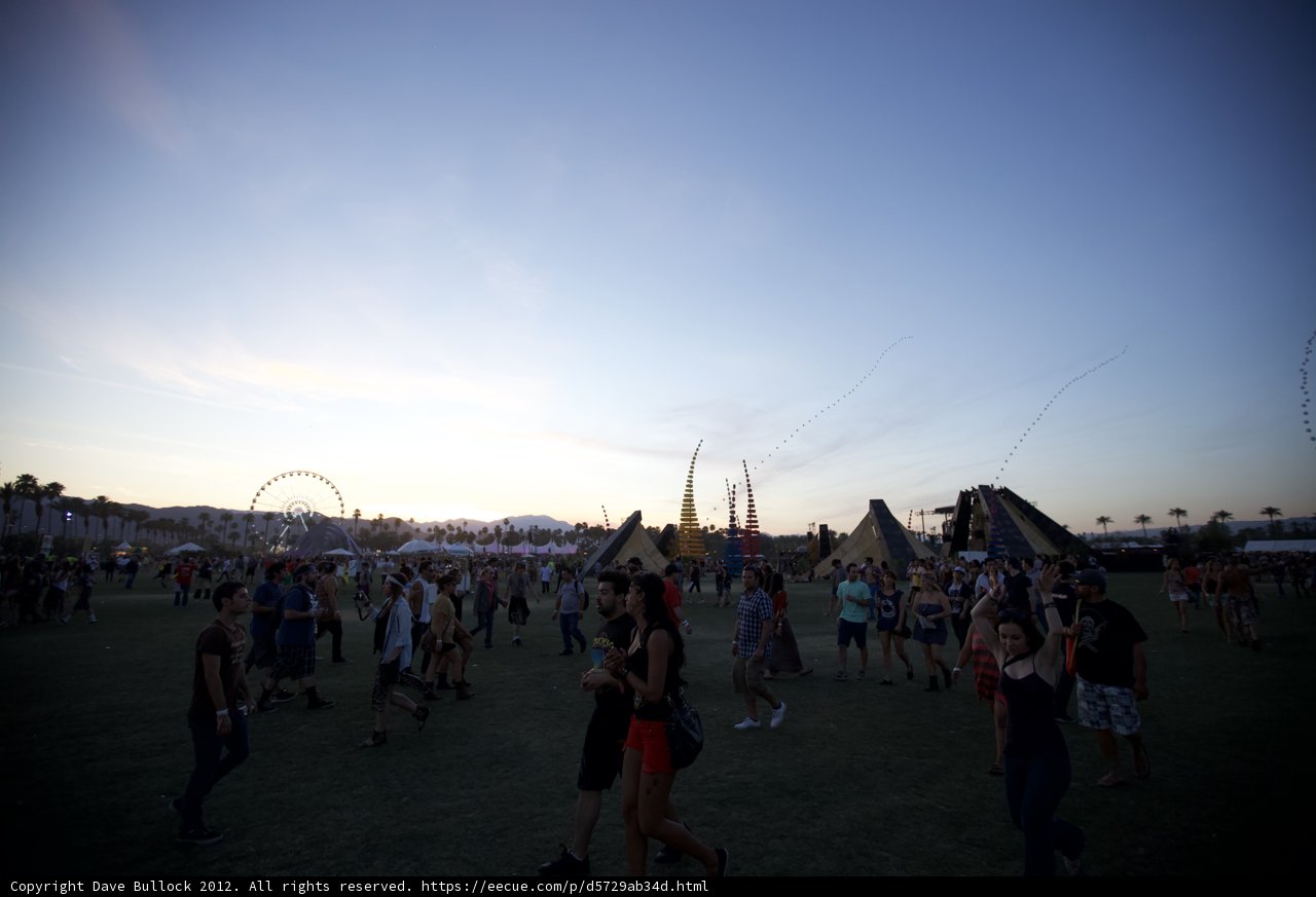 Evening Festivities at Coachella