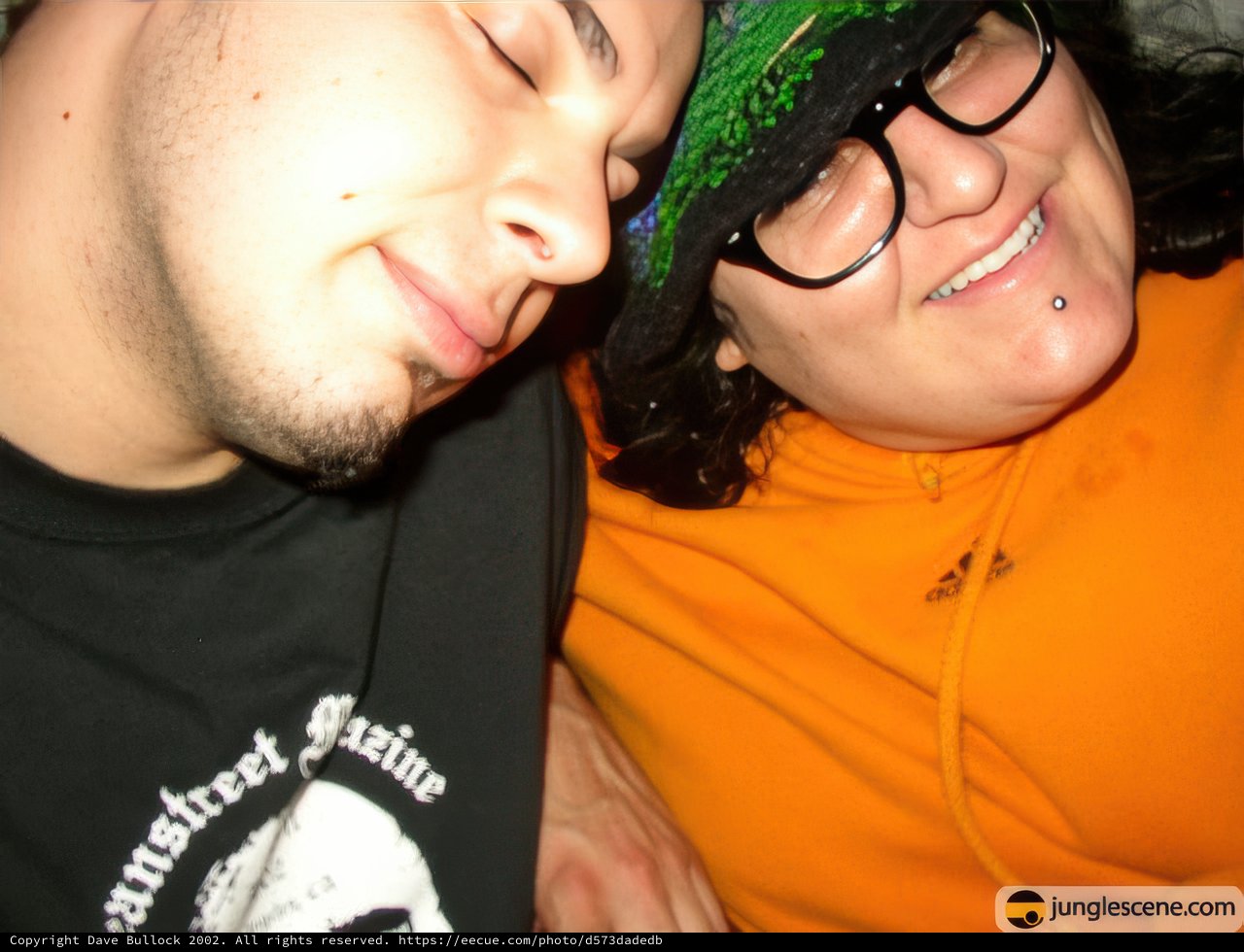 Smiling Couple in Glasses