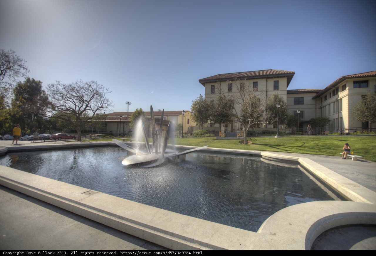 The Majestic Fountain of Hotel Resort