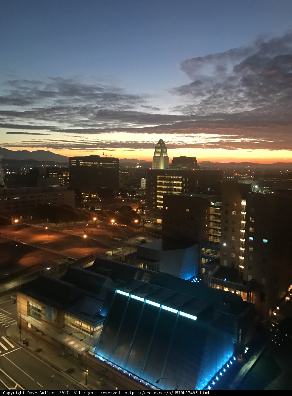 A Metropolis in Sunset