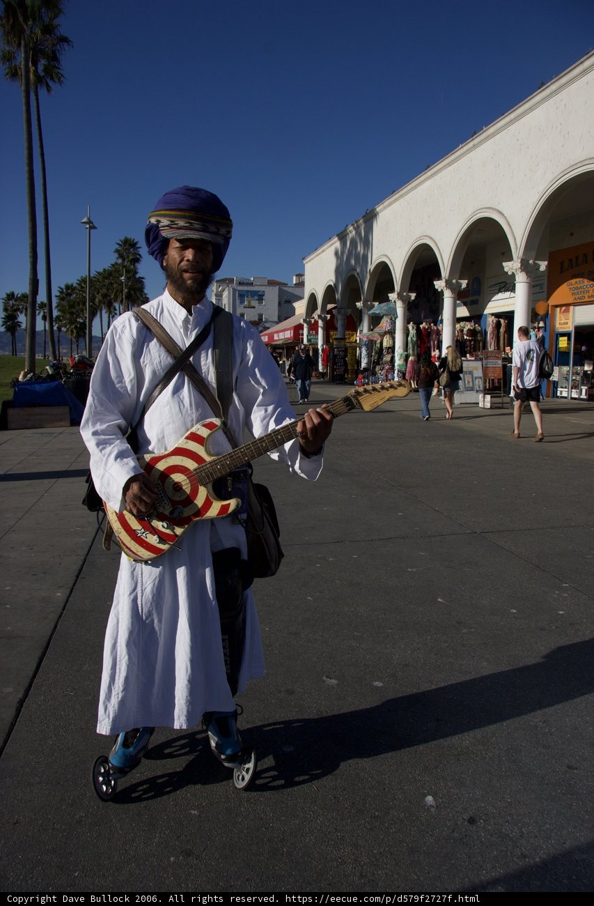 The Guitarist in White