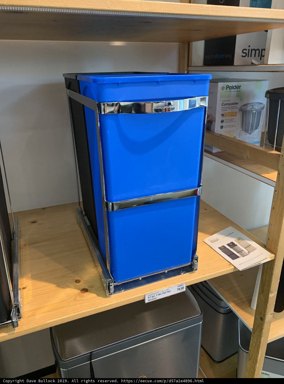 Blue Trash Can Amongst the Rest