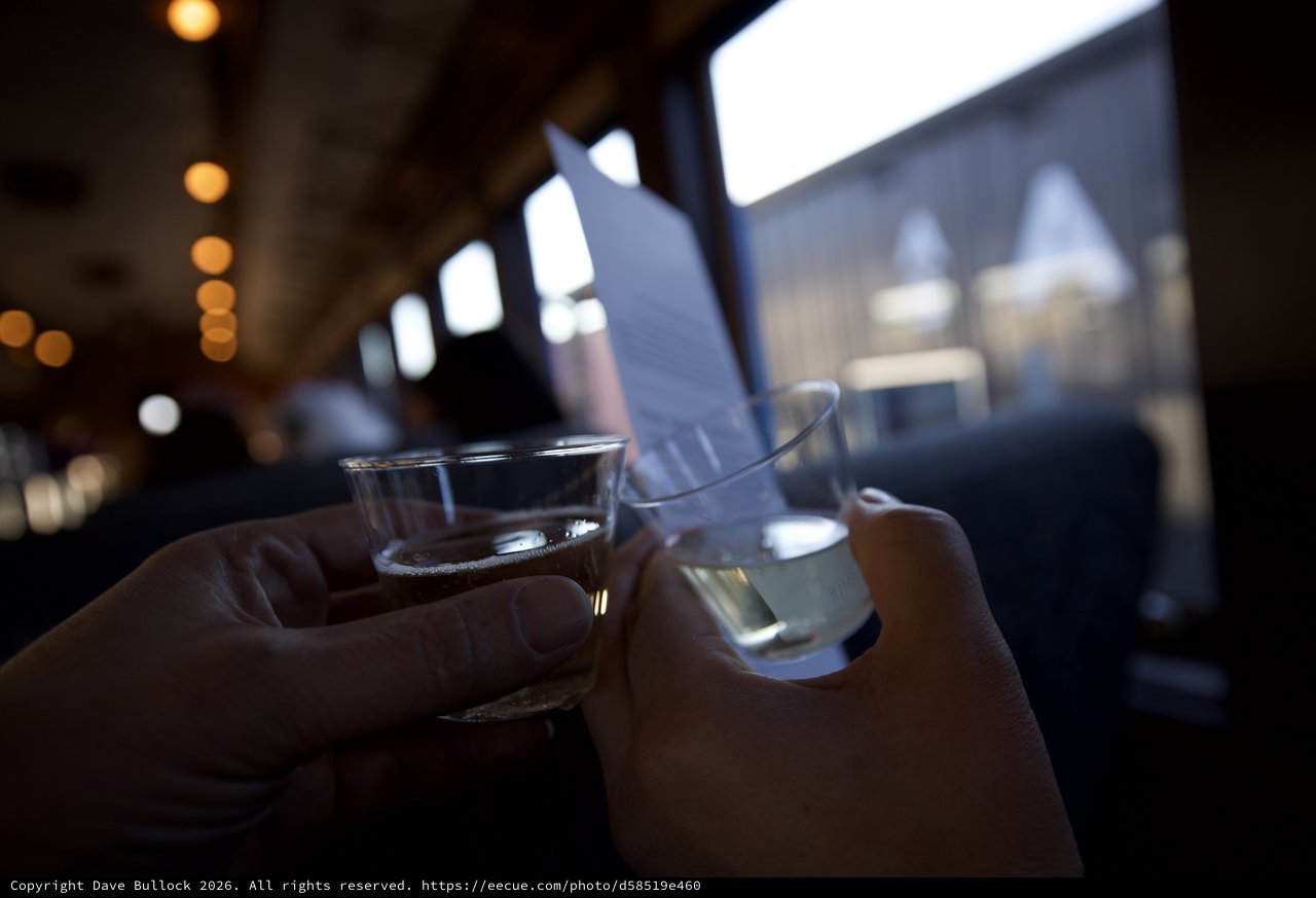 Intimate Toast at Dusk in Santa Fe