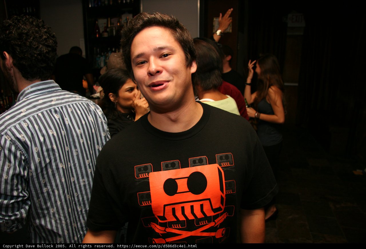 Urban Nightlife with a Black Shirt