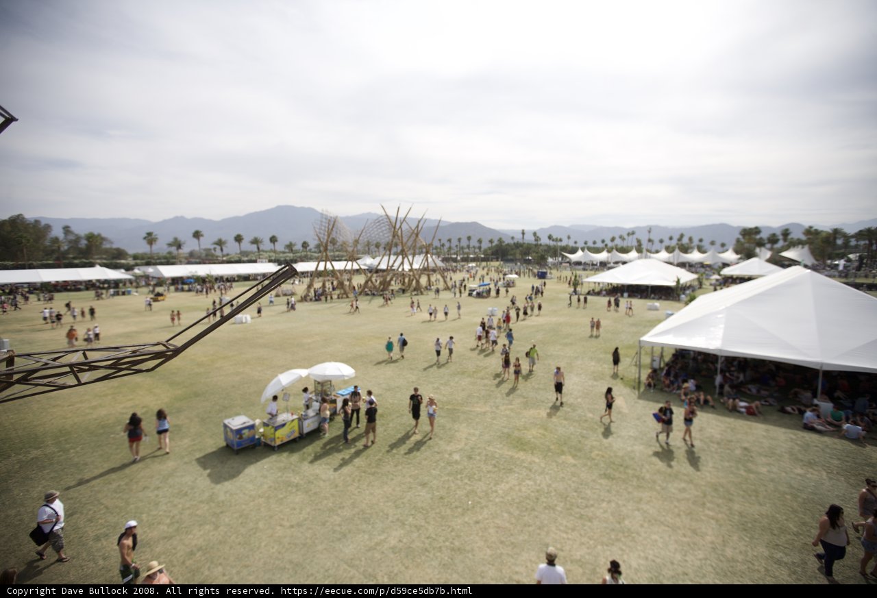 Coachella Crowd in the Field
