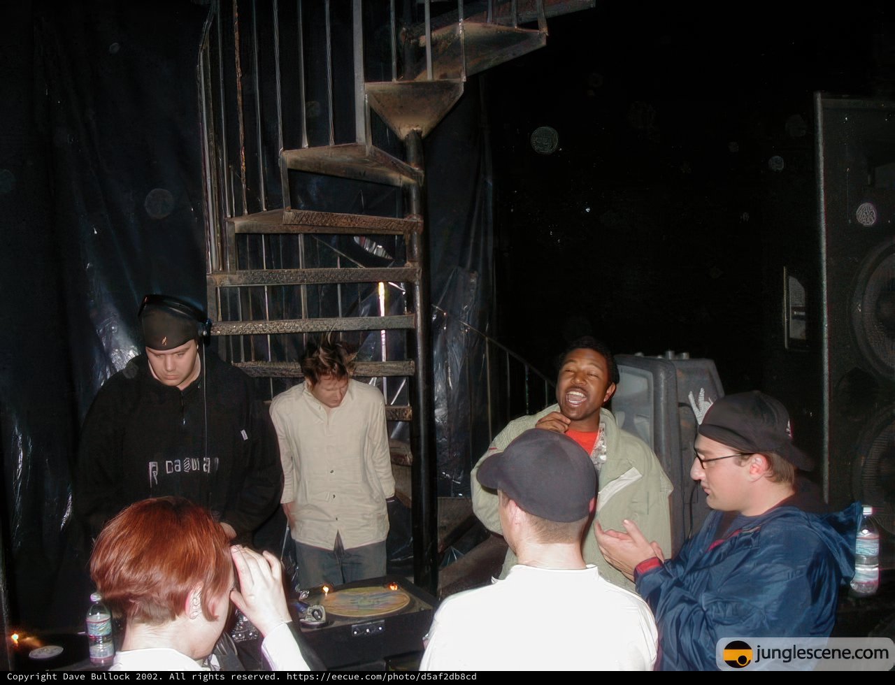 DJ sets the house on fire